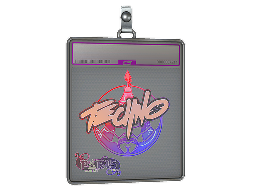 Item Sticker Slab | Techno4K (Holo) | Paris 2023