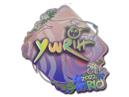 Item Sticker | yuurih (Holo) | Rio 2022