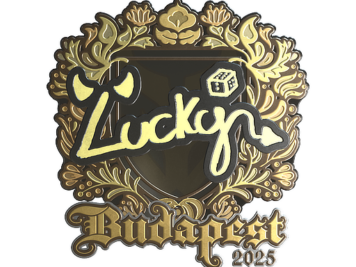 Item Sticker | Lucky (Gold) | Budapest 2025