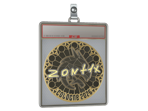 Item Sticker Slab | zont1x (Gold) | Cologne 2026