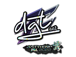 Item Sticker | dgt (Glitter) | Antwerp 2022