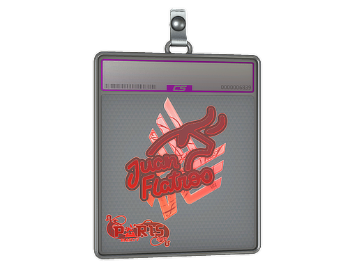 Item Sticker Slab | juanflatroo (Holo) | Paris 2023