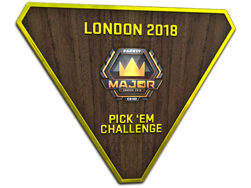 Item Gold London 2018 Pick'Em Trophy