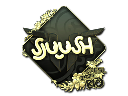 Item Sticker | sjuush (Gold) | Rio 2022