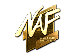 Item Sticker | NAF (Gold) | Boston 2018