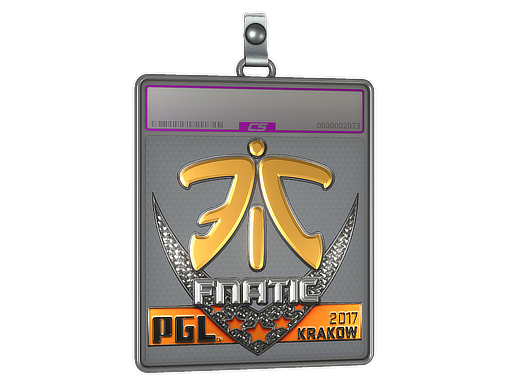 Item Sticker Slab | Fnatic (Foil) | Krakow 2017