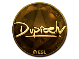 Item Sticker | dupreeh (Gold) | Katowice 2019