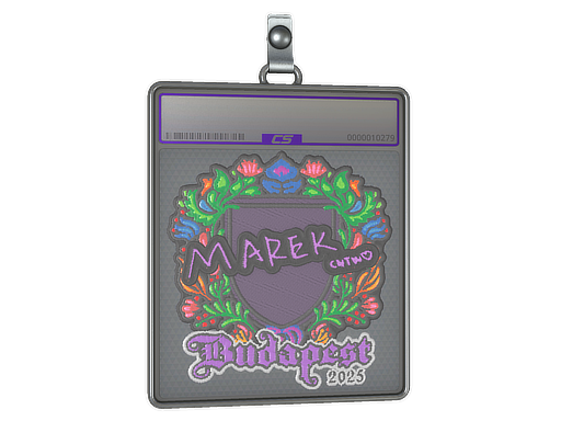 Item Sticker Slab | Marek (Embroidered) | Budapest 2025