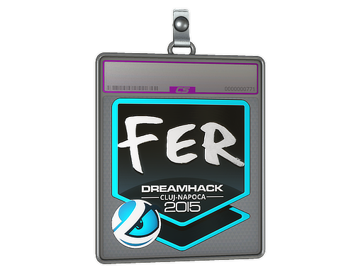 Item Sticker Slab | fer (Foil) | Cluj-Napoca 2015