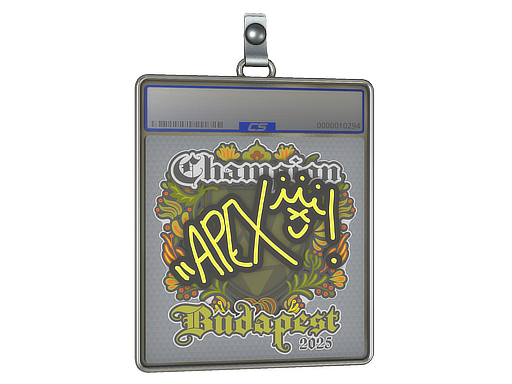 Item Sticker Slab | apEX (Champion) | Budapest 2025