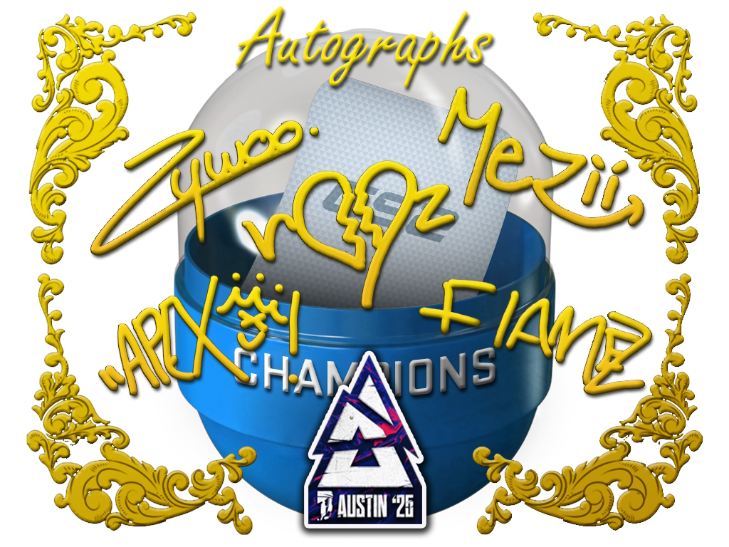 Item Austin 2025 Champions Autograph Capsule