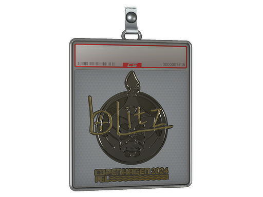 Item Sticker Slab | bLitz (Gold) | Copenhagen 2024