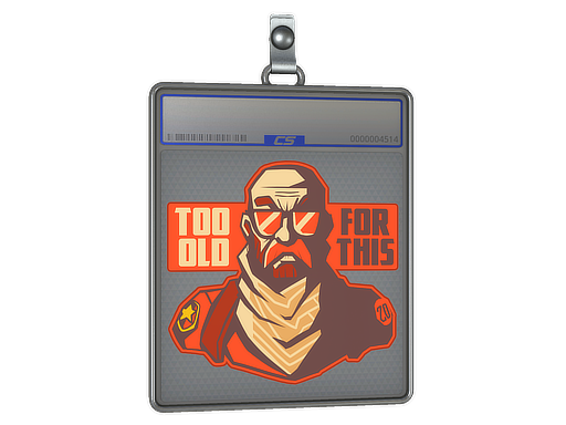 Item Sticker Slab | Too Old for This