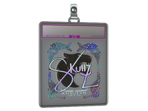 Item Sticker Slab | skullz (Holo) | Austin 2025