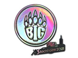 Cosmetic Sticker | BIG (Holo) | Stockholm 2021 of Craft