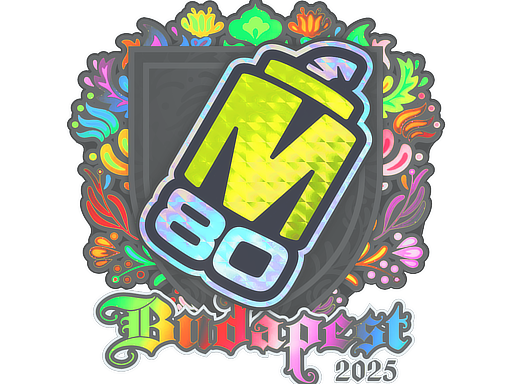 Item Sticker | M80 (Holo) | Budapest 2025