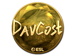 Item Sticker | DavCost (Gold) | Katowice 2019