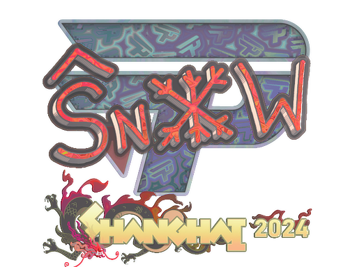 Item Sticker | snow (Holo) | Shanghai 2024