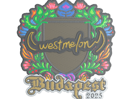 Item Sticker | westmelon (Embroidered) | Budapest 2025
