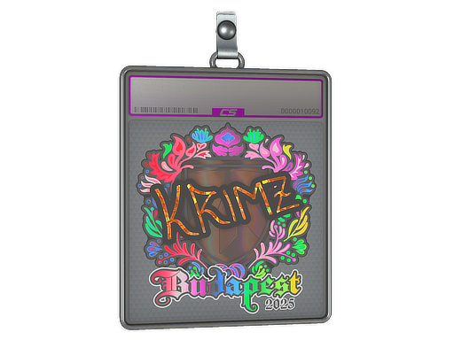 Item Sticker Slab | KRIMZ (Holo) | Budapest 2025