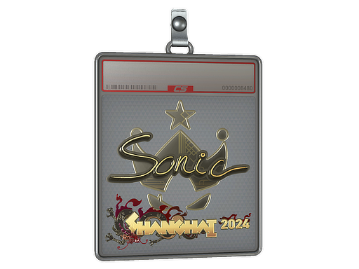 Item Sticker Slab | Sonic (Gold) | Shanghai 2024