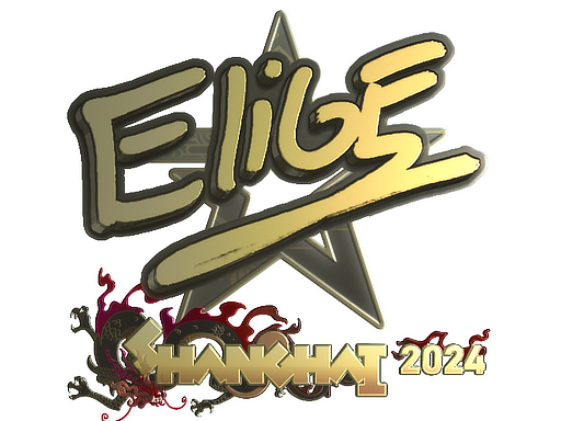 Item Sticker | EliGE (Gold) | Shanghai 2024