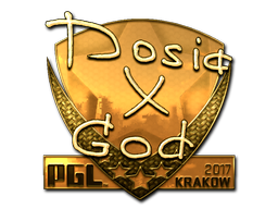 Item Sticker | Dosia (Gold) | Krakow 2017