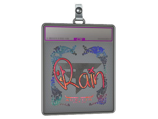 Item Sticker Slab | rain (Holo) | Austin 2025