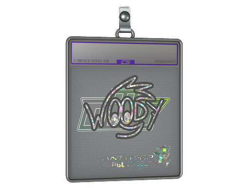 Item Sticker Slab | WOOD7 (Glitter) | Antwerp 2022