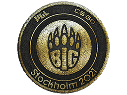 Item Patch | BIG (Gold) | Stockholm 2021