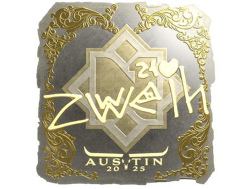 Item Sticker | zweih (Gold) | Austin 2025