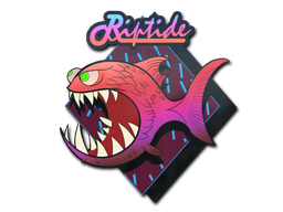 Item Sticker | Pink Jaggyfish