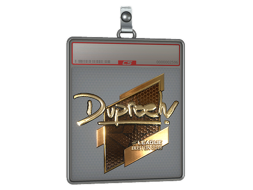 Item Sticker Slab | dupreeh (Gold) | Boston 2018