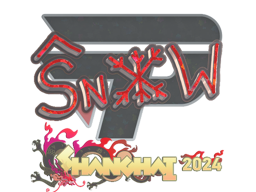 Item Sticker | snow (Glitter) | Shanghai 2024