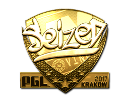 Item Sticker | seized (Gold) | Krakow 2017