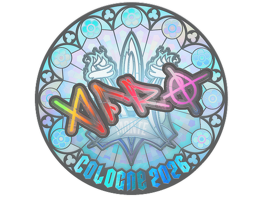 Item Sticker | afro (Holo) | Cologne 2026