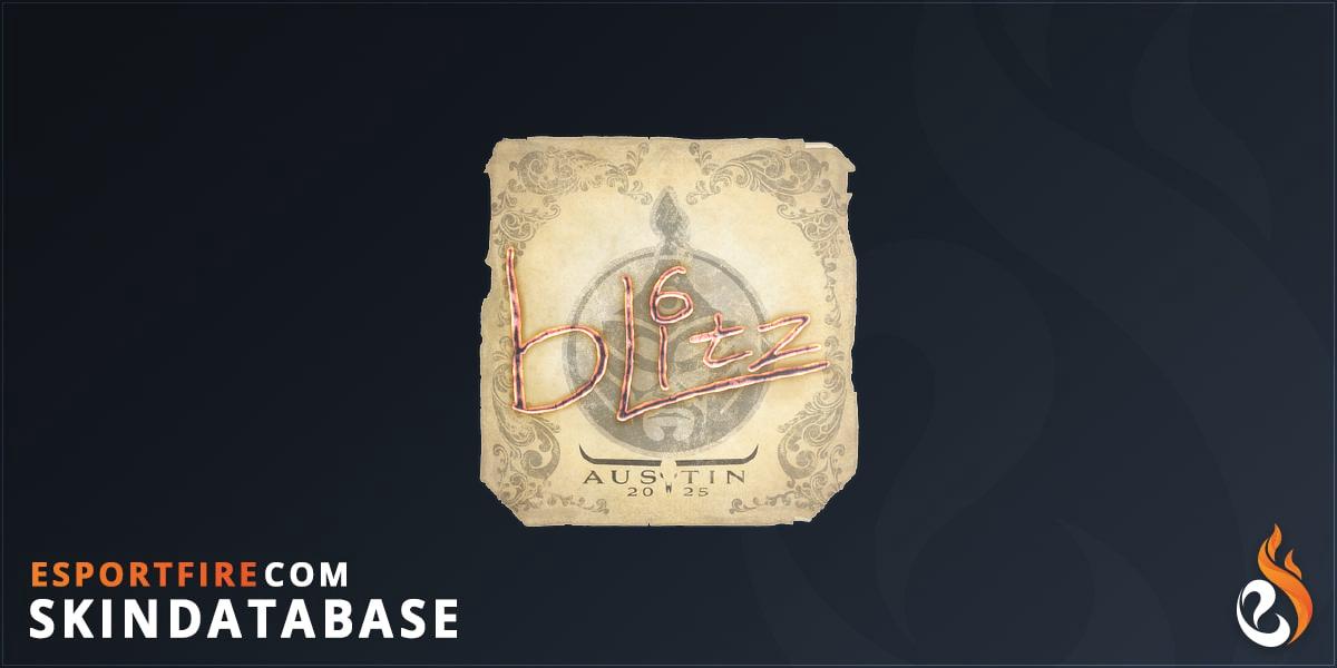 Sticker | bLitz | Austin 2025 - EsportFire.com