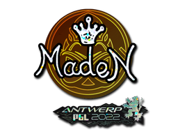 Item Sticker | maden (Glitter) | Antwerp 2022