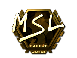 Item Sticker | MSL (Gold) | London 2018