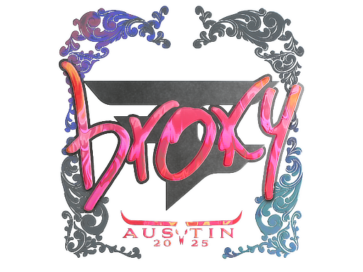Item Sticker | broky (Holo) | Austin 2025