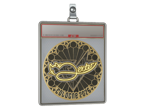 Item Sticker Slab | dexter (Gold) | Cologne 2026