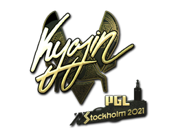 Item Sticker | Kyojin (Gold) | Stockholm 2021
