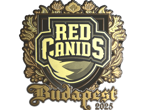 Item Sticker | RED Canids (Gold) | Budapest 2025