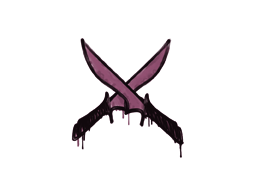 Item Graffiti | X-Knives (Princess Pink)