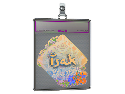 Item Sticker Slab | isak (Holo) | Rio 2022