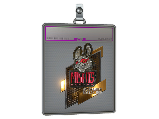 Item Sticker Slab | Misfits Gaming (Foil) | Boston 2018