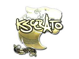 Item Sticker | KSCERATO (Gold) | Paris 2023