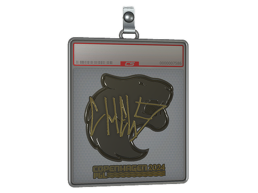 Item Sticker Slab | chelo (Gold) | Copenhagen 2024