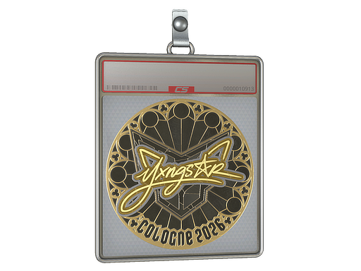 Item Sticker Slab | yxngstxr (Gold) | Cologne 2026