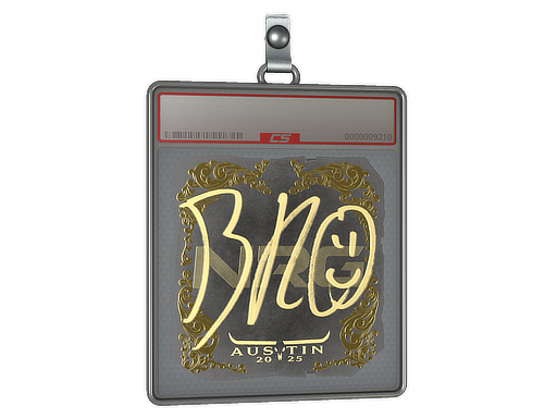 Item Sticker Slab | br0 (Gold) | Austin 2025